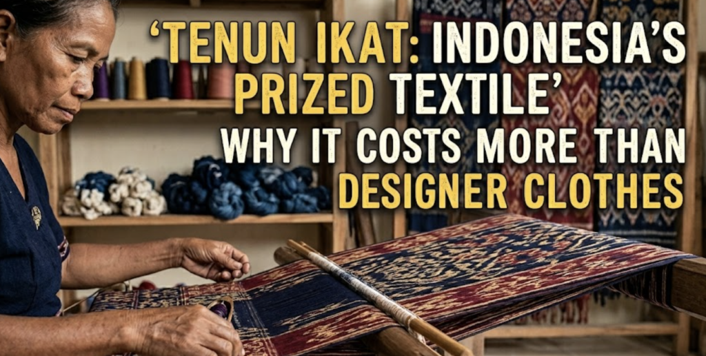 What Is Tenun Ikat? Why Indonesia's Hand-Woven Fabric Can Cost More Than Designer Clothes